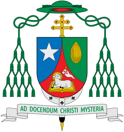 Coat of arms — Archbishop José Manuel Garcia Cordeiro