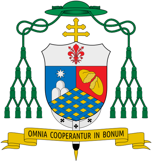 Coat of arms — Archbishop Gherardo Gambelli