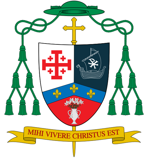 Coat of arms — Bishop Ginés Ramón García Beltrán