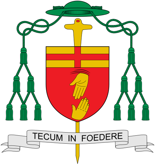 Coat of arms of the German Bishop Michael Gerber, Auxiliary Bishop of Freiburg im Breisgau