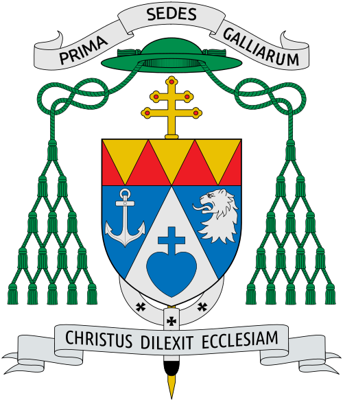Coat of arms — Archbishop Olivier Jacques Marie de Germay