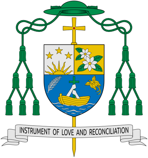 Coat of arms — Bishop Reynaldo Bunyi Getalado