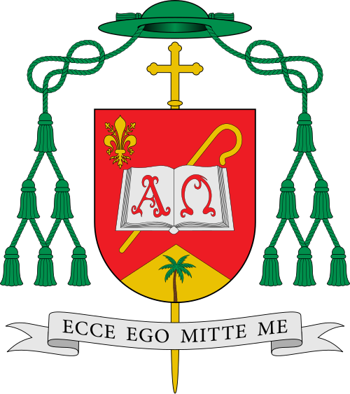 Coat of arms — Bishop Juraci Gomes de Oliveira