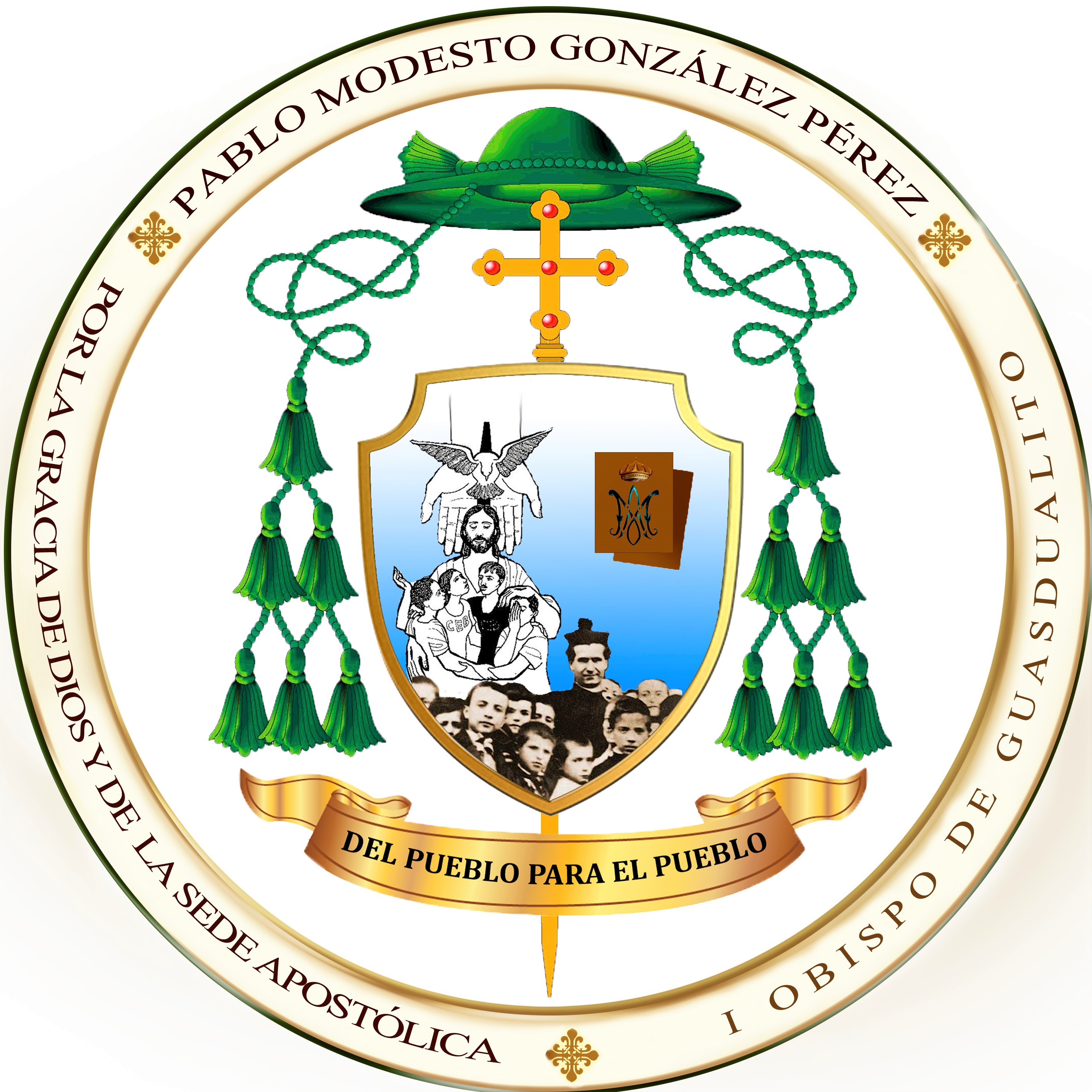 Coat of arms — Bishop Pablo Modesto González Pérez