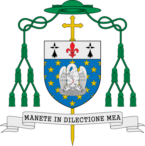Coat of arms — Bishop Jacques Léon Jean Marie Habert
