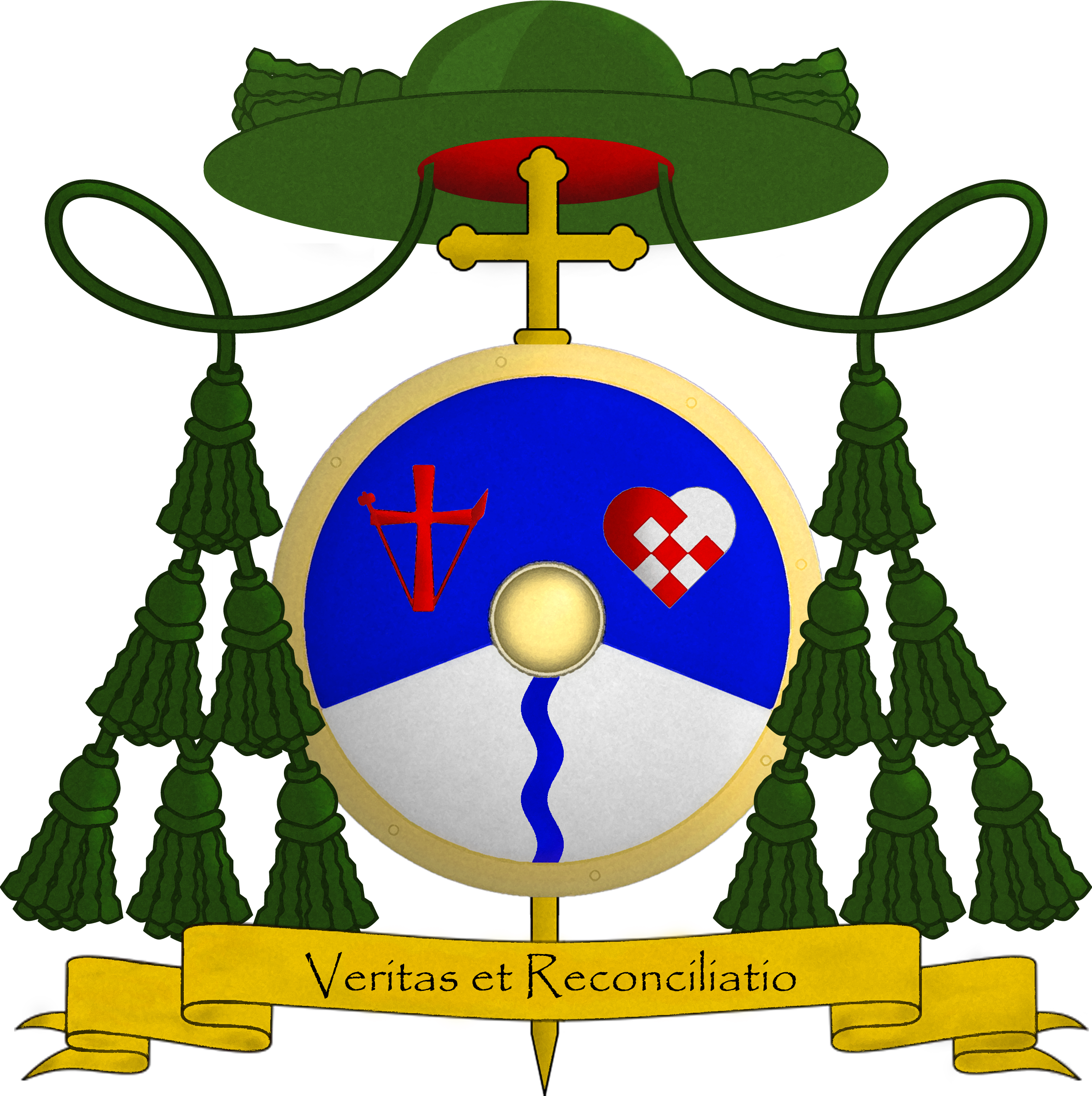 Coat of arms — Bishop Jon Paul Christian Hansen