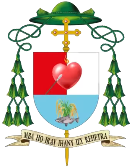 Coat of arms — Bishop Orthasie Marcellin Herivonjilalaina