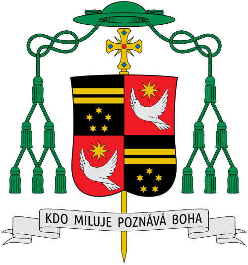 Coat of Arms of the Czech Bishop Tomáš Holub, bishop of Plzeň. Reference: www.bip.cz www.cirkev.cz