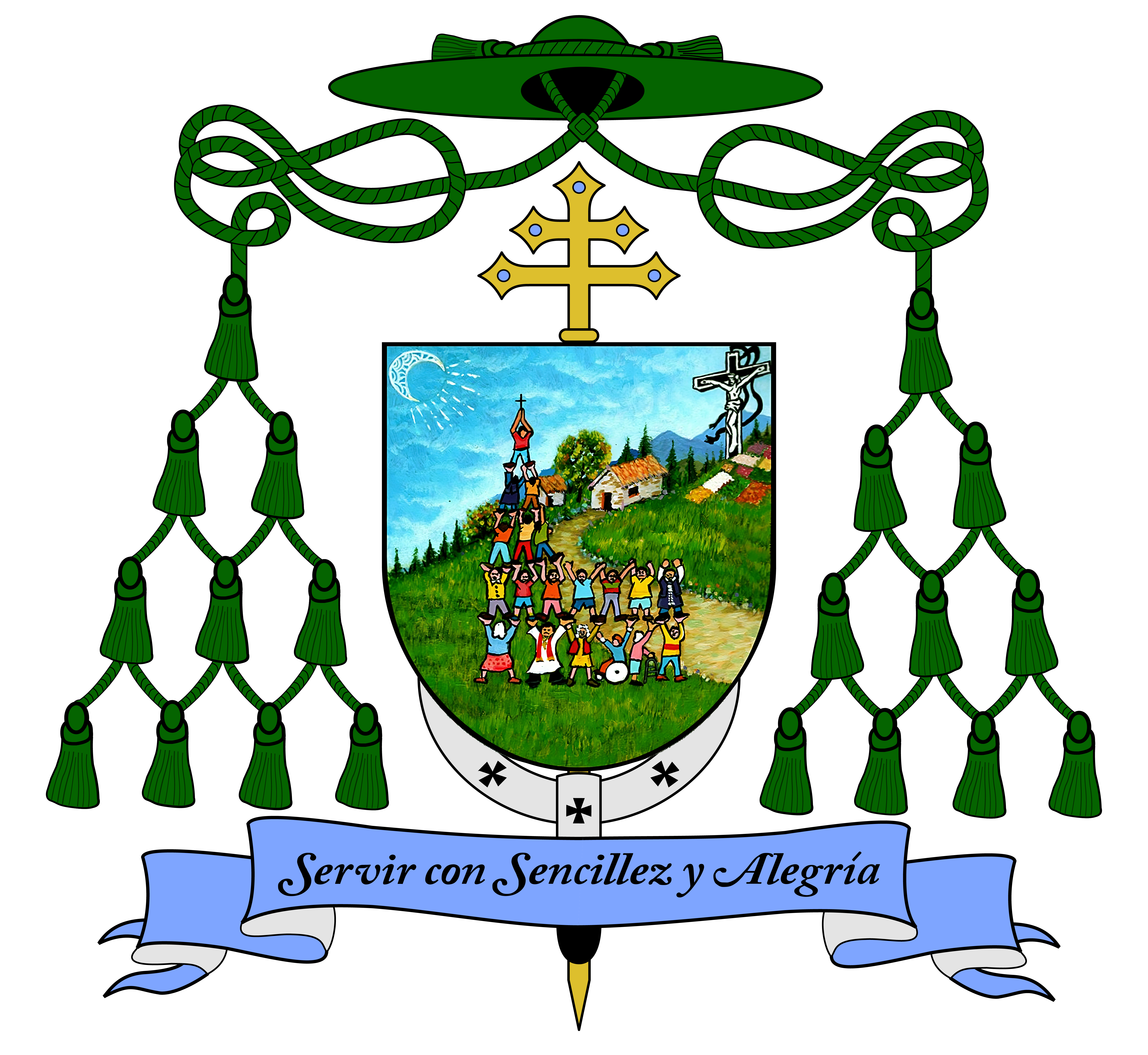 Coat of arms — Archbishop Luis Alberto Huamán Camayo