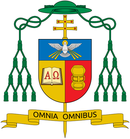 Coat of arms — Archbishop José Manuel Imbamba