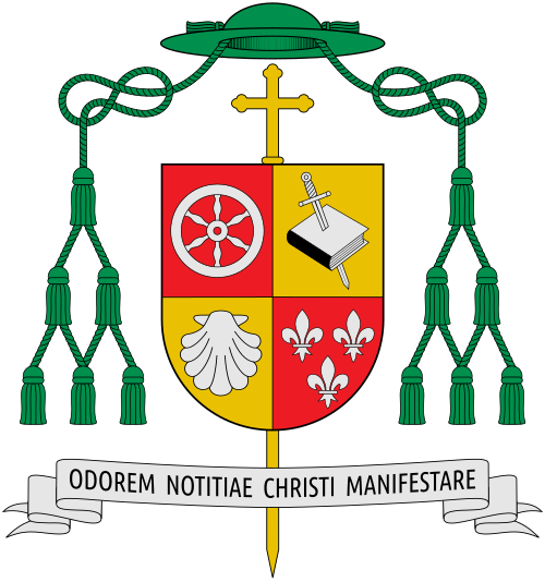 Coat of arms of the German Bishop Wolfgang Ipolt, Bishop of Görlitz.