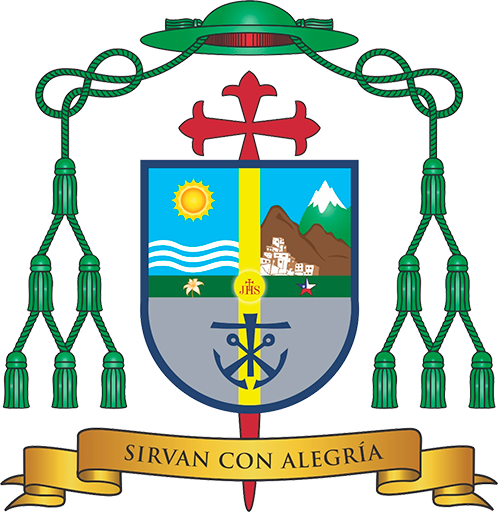 Coat of arms — Bishop Jorge Enrique Izaguirre Rafael