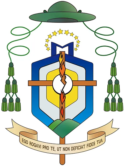 Coat of arms — Bishop Simon Kim Jong-Gang