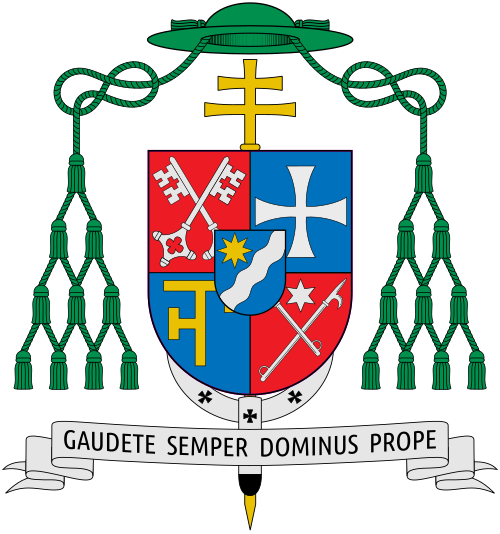 Coat of arms of the German Archbishop Heiner Koch, Archbishop of Berlin.