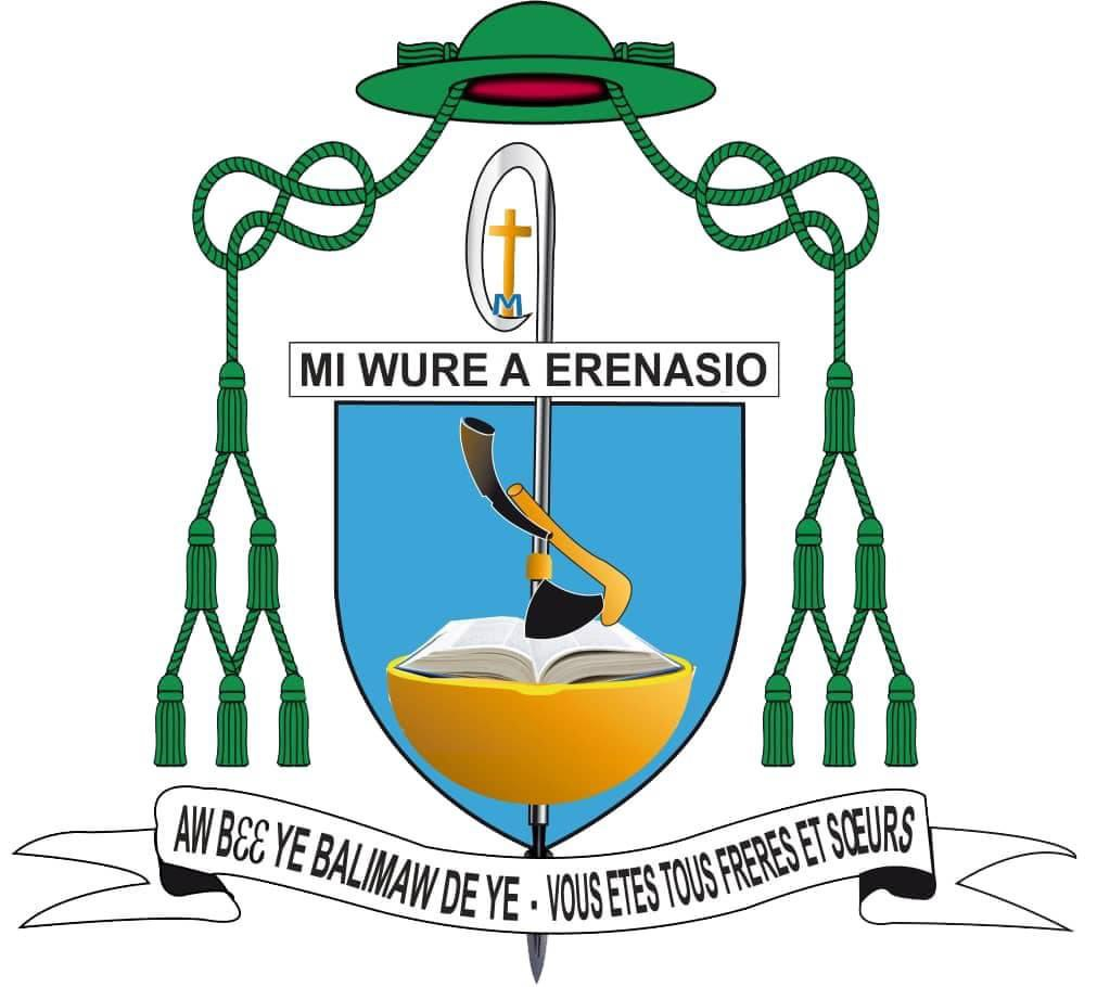 Coat of arms — Bishop Hassa Florent Koné