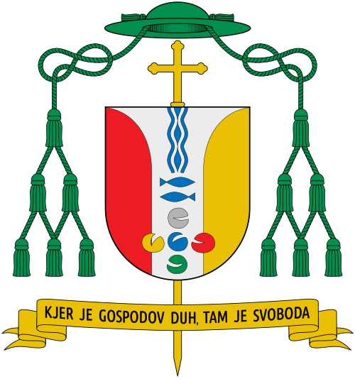 Coat of arms — Bishop Janez Kozinc