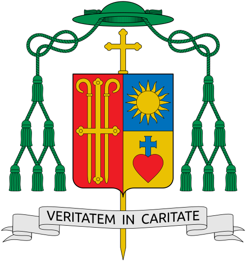 Coat of arms of the Bishop Czeslaw Kozon