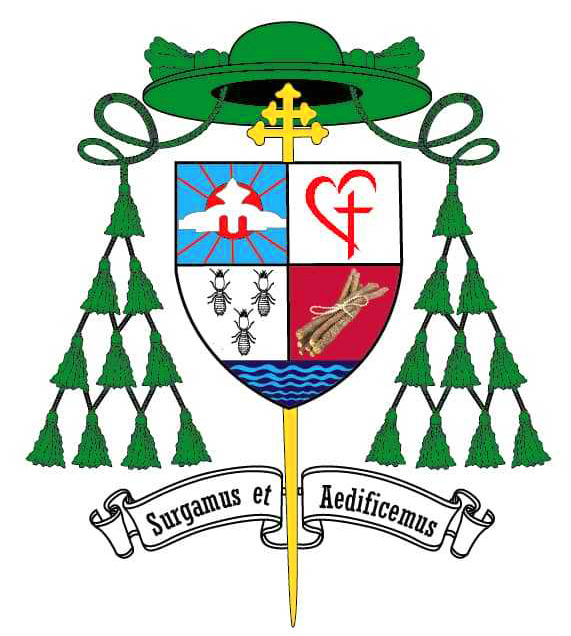 Coat of arms — Archbishop John Bonaventure Kwofie
