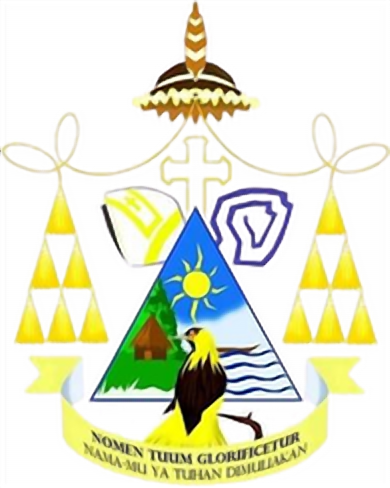 Coat of arms — Bishop Datus Hilarion Lega