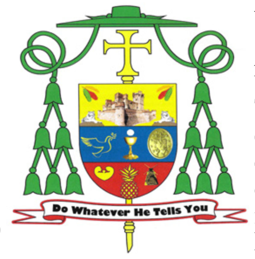 Coat of arms — Bishop Robert Anthony Llanos