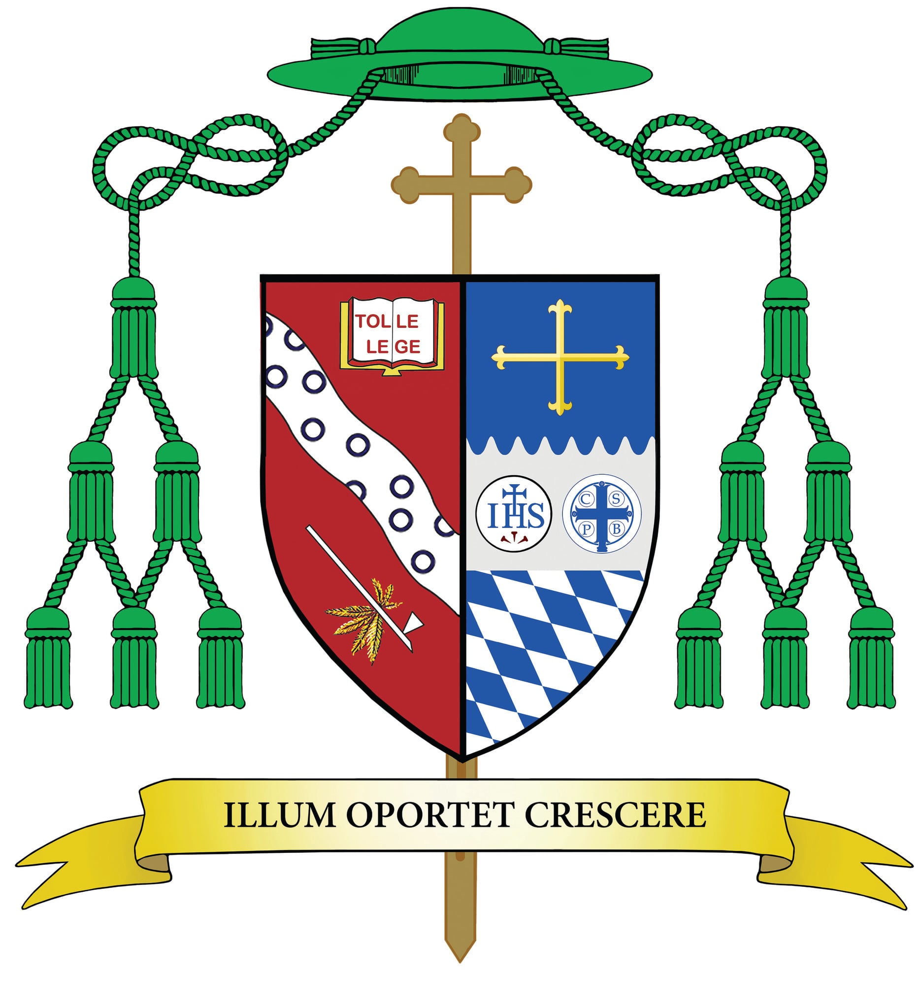 Coat of arms — Bishop Edward Mark Lohse