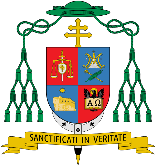 Coat of arms — Archbishop Francesco Lomanto