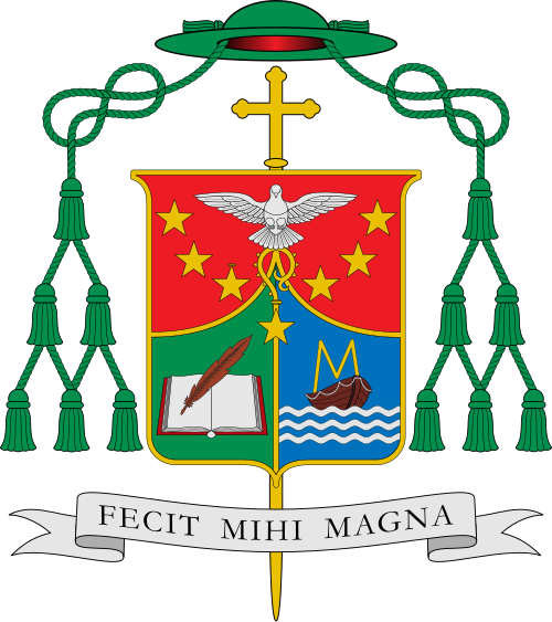 Coat of arms — Bishop Luiz Antônio Lopes Ricci