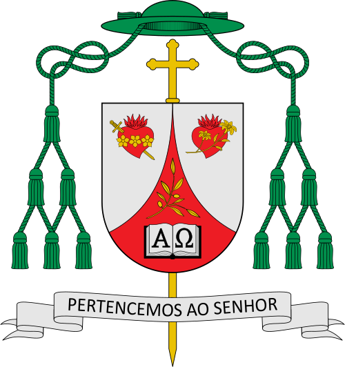 Coat of arms of Fernando Maio de Paiva, Bishop of Beja. Source: Paróquia de Ferreira do Alentejo