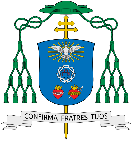 Coat of arms — Archbishop Bienvenu Manamika Bafouakouahou