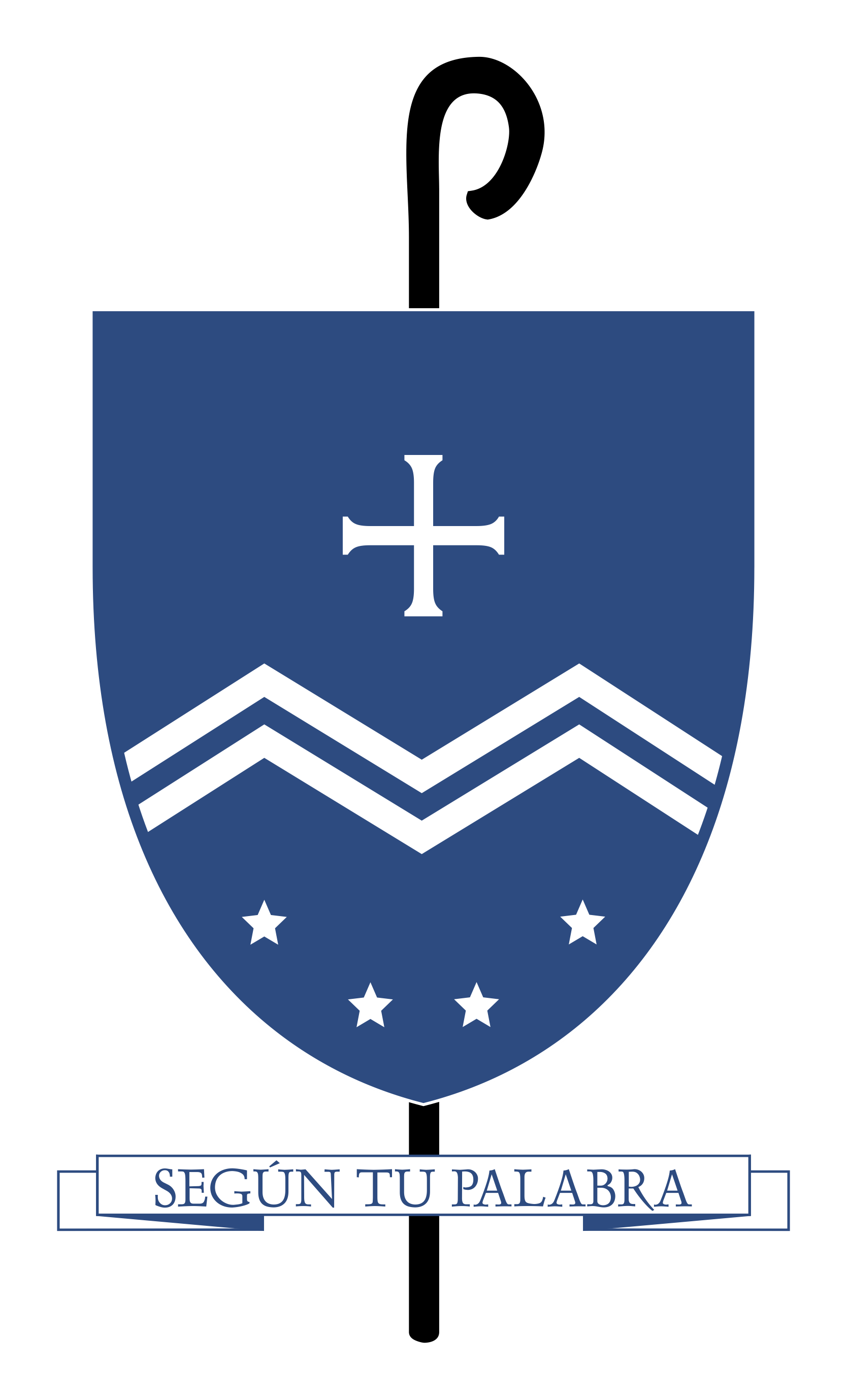Coat of arms — Bishop Marcelo Julián Margni