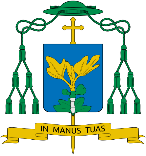 Coat of arms of the Italian Bishop Calogero Marino, Bishop of Savona-Noli
