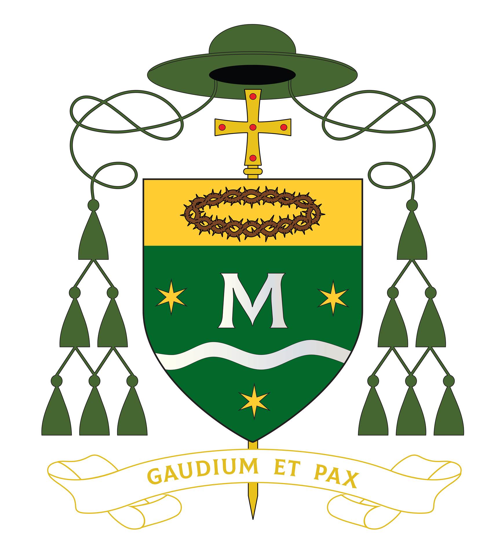 Coat of arms — Bishop Ivo Martinović