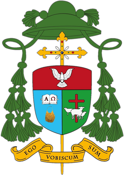 Coat of arms — Bishop Yanuarius Teofilus Matopai You