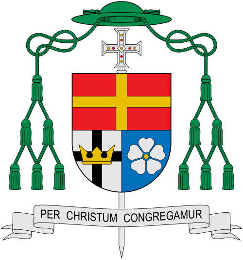 Coat of arms of the German Bishop Dominicus Meier, Auxiliary Bishop of Paderborn.