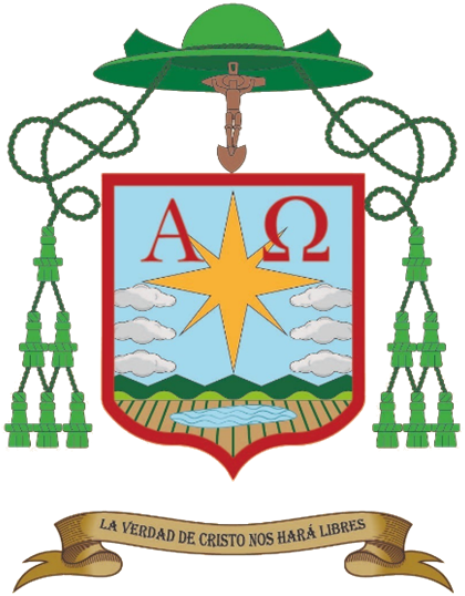 Coat of arms — Bishop Cristóbal Bernardo Mejía Corral