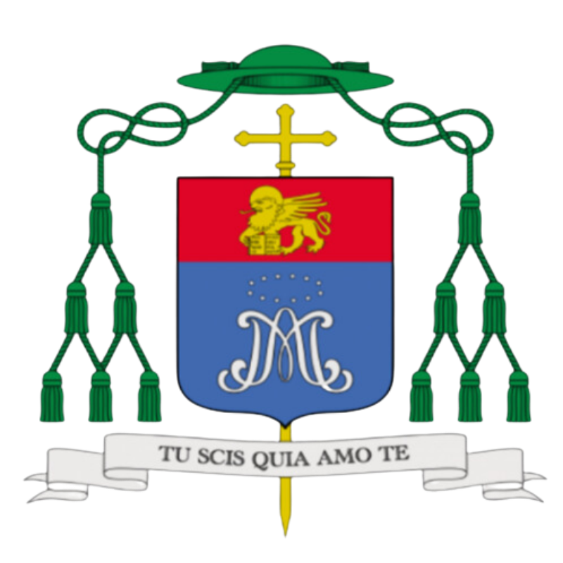Coat of arms — Bishop Marco Antonio Merchán Ladino