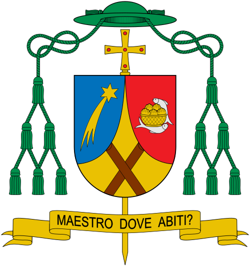 Coat of arms — Bishop Andrea Migliavacca