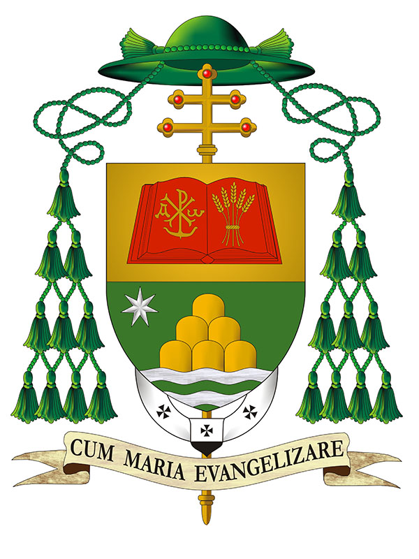 Coat of arms — Archbishop Ciro Miniero