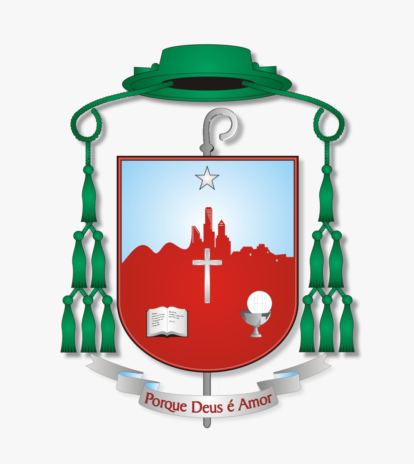Coat of arms — Bishop Joaquim Giovani Mol Guimarães