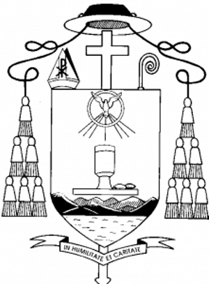 Coat of arms — Bishop Sébastien-Joseph Muyengo Mulombe