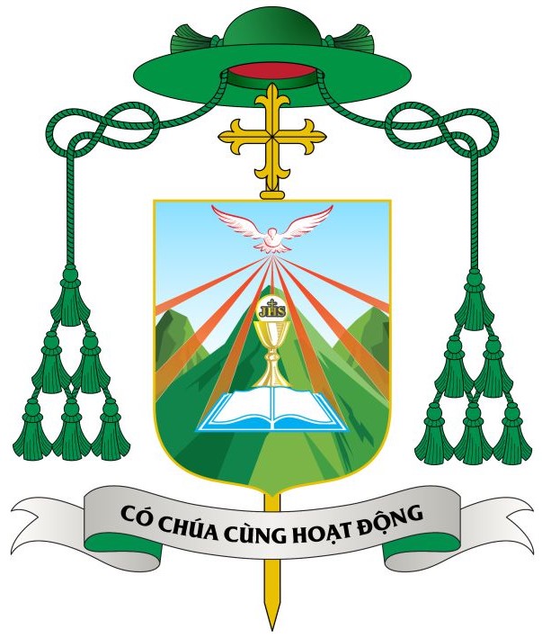 Coat of arms — Bishop John Baptist Nguyen Huy Bac