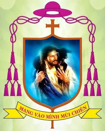 Coat of arms — Bishop Alphonse Nguyên Huu Long