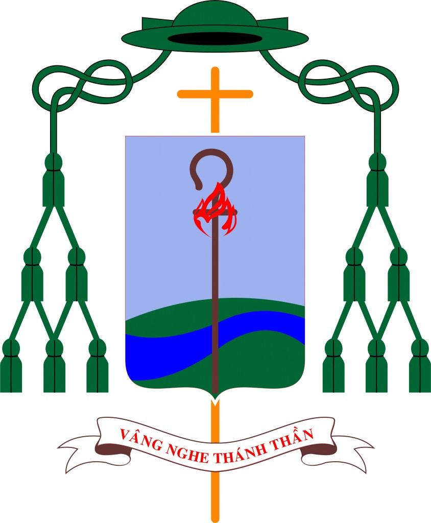 Coat of arms — Bishop Emmanuel Nguyên Hong Son