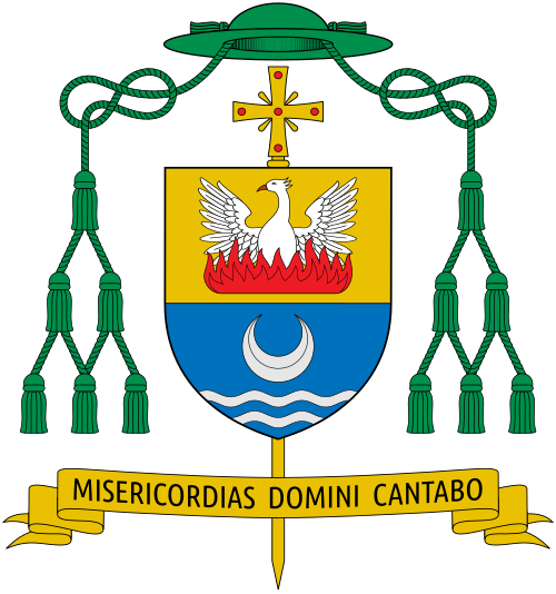 Coat of arms of the Bishop Krzysztof Nitkiewicz, Bishop of Sandomierz.