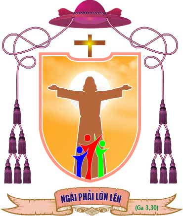 Coat of arms — Bishop Joseph Nguyễn Tấn Tước