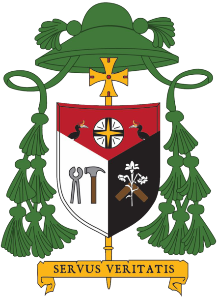 Coat of arms — Bishop Paulinus Yan Olla