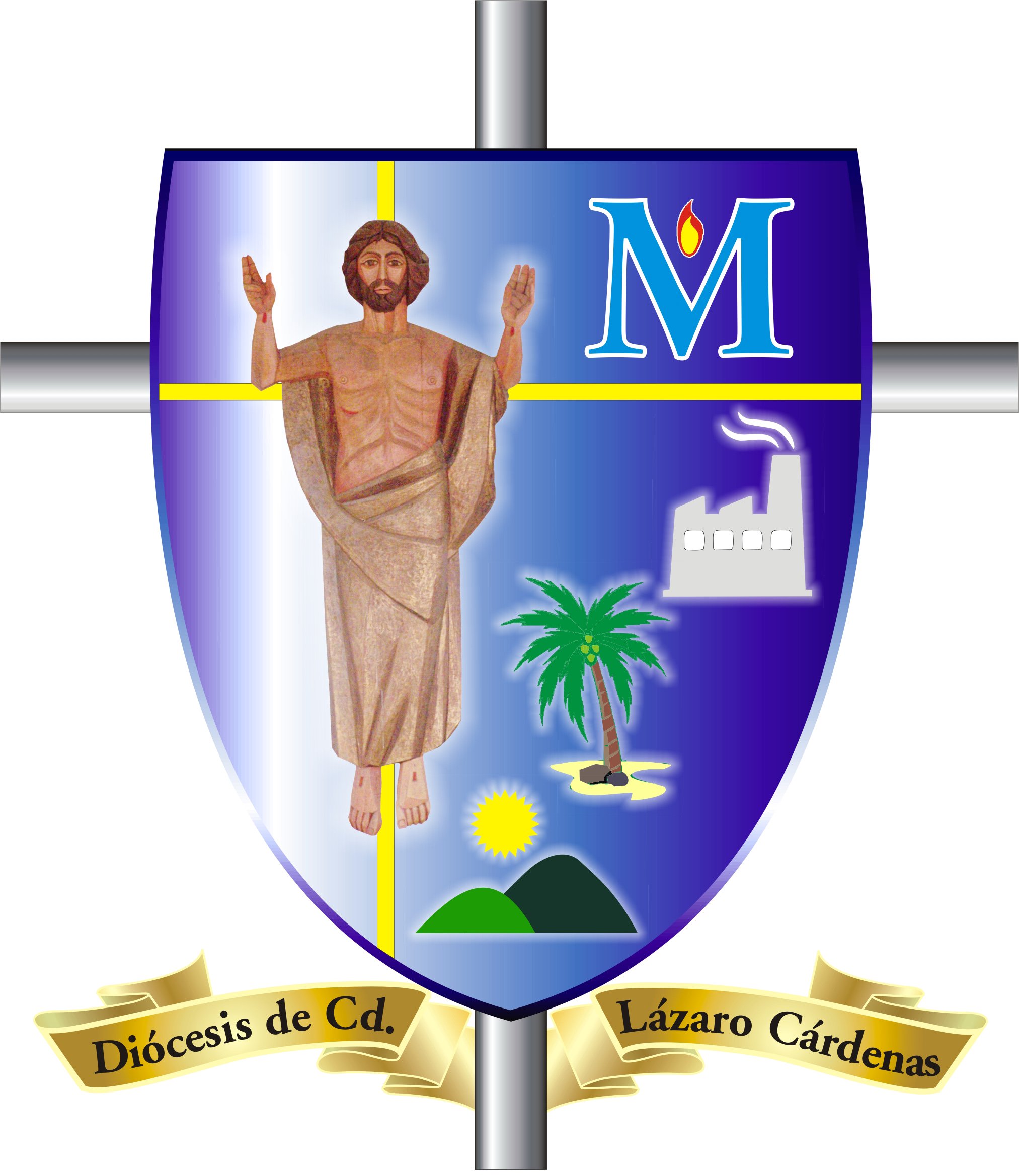 Coat of arms — Bishop Armando António Ortíz Aguirre