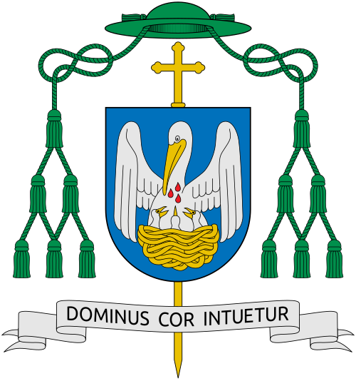 Coat of arms of the Bishop Wojciech Tomasz Osial, Auxiliary Bishop of Łowicz. Reference: info.wiara.pl