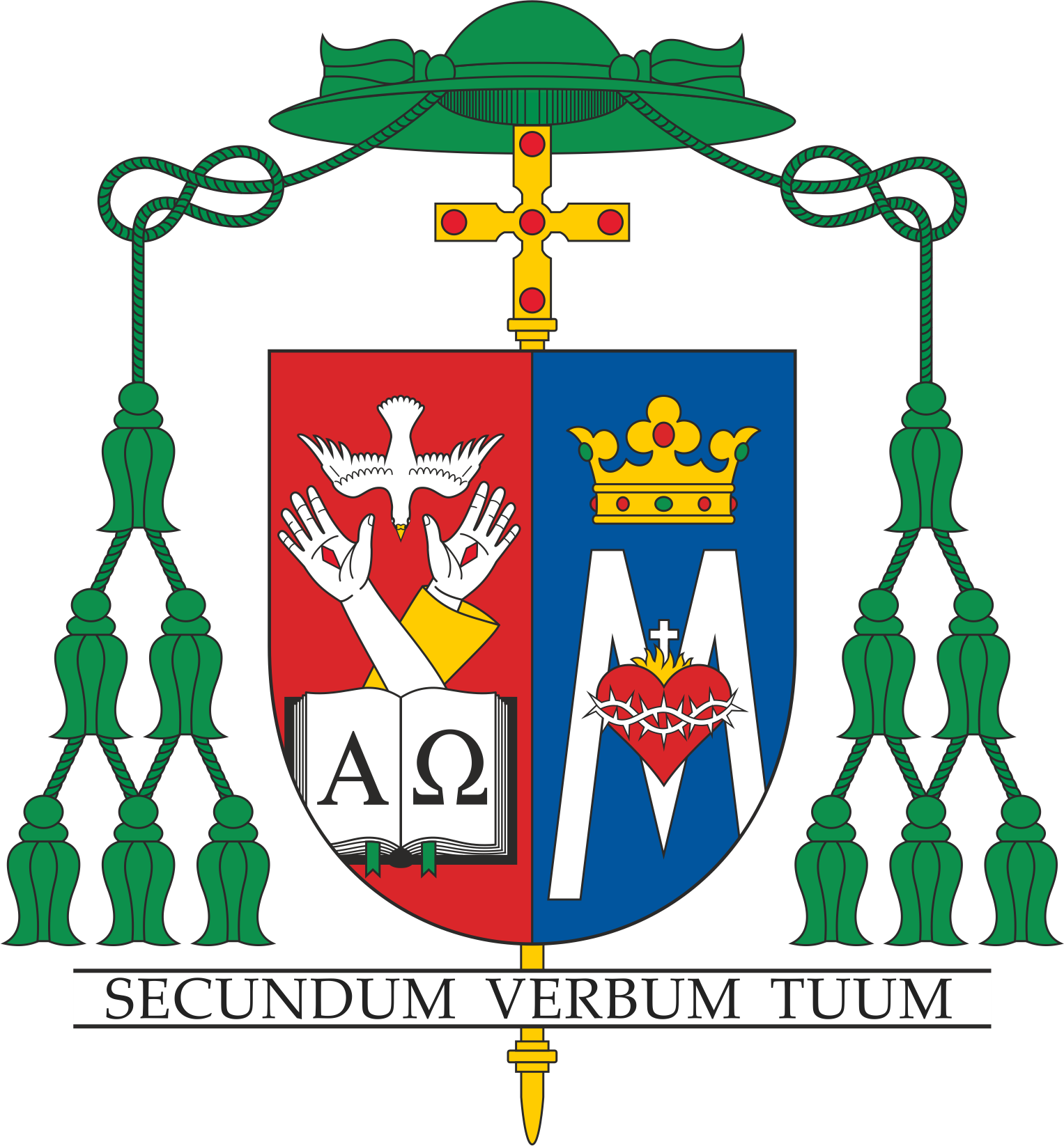 Coat of arms — Bishop Sandro Overend Rigillo