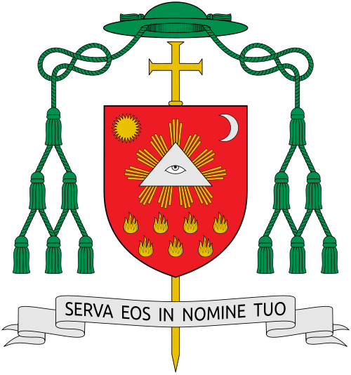 Coat of arms — Bishop József-Csaba Pál